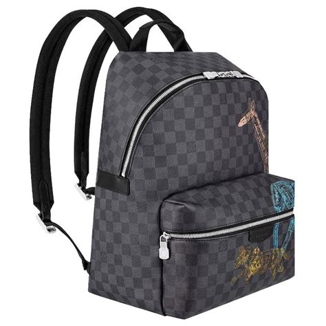 grey louis vuitton backpack.